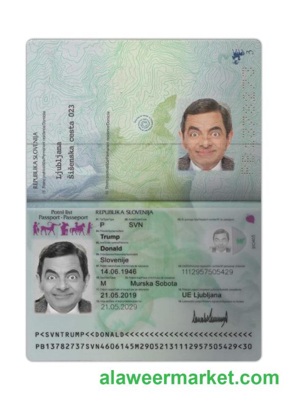 Slovenia passport 2019-present